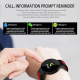 Montre Connectée Multifonction Étanche IP67 Avec Surveillance Cardiaque Sommeil Et Pression Artérielle Bracelet Silicone Noir...