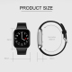 Montre Connectée IP67 Étanche 1.3 Pouces Surveillance Tension Artérielle Rythme Cardiaque Sommeil Bluetooth Compatible iOS An...