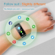Bracelet Connecté Bluetooth IPX67 Étanche Écran TFT Couleur 1.14 Pouces Surveillance Santé et Sommeil Rappel Appels - www.yon...