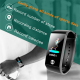 Bracelet Connecté Bluetooth IPX67 Étanche Écran TFT Couleur 1.14 Pouces Surveillance Santé et Sommeil Rappel Appels - www.yon...