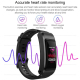 Bracelet Connecté Étanche IP67 Avec Suivi Santé et Écran TFT 1.08 Pouces Surveillance Cardiaque Sommeil Oxygène Pression Sang...