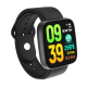 Bracelet Connecté Étanche IP67 Écran Tactile 1.28 Pouces Moniteur de Sommeil Fréquence Cardiaque et Pression Artérielle Compa...