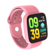Bracelet Connecté Étanche IP67 Écran Tactile 1.28 Pouces Moniteur de Sommeil Fréquence Cardiaque et Pression Artérielle Compa...