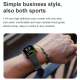Montre Connectée Bluetooth 1.69 Pouces Écran HD Suivi Sommeil Tension Artérielle Fréquence Cardiaque Bracelet Intelligent Noi...