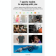 Montre Connectée Bluetooth 1.69 Pouces Écran HD Suivi Sommeil Tension Artérielle Fréquence Cardiaque Bracelet Intelligent Noi...