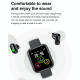 Montre Connectée Bluetooth 1.69 Pouces Écran HD Suivi Sommeil Tension Artérielle Fréquence Cardiaque Bracelet Intelligent Noi...