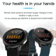 Bracelet Connecté Sportif Étanche IP68 Avec Suivi SpO2 Température Corporelle Et Fréquence Cardiaque Écran TFT 1,3 Pouce - ww...