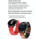 Bracelet Connecté Sportif Étanche IP68 Avec Suivi SpO2 Température Corporelle Et Fréquence Cardiaque Écran TFT 1,3 Pouce - ww...