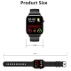 Montre Connectée 1.4 Pouces TFT IP67 Étanche Suivi Sommeil Fréquence Cardiaque Pression Artérielle Batterie Longue Durée Comp...