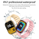 Montre Connectée Femme Écran 1.69 Pouces Appels Bluetooth Surveillance Santé Rose - www.yonis-shop.com