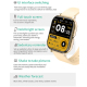 Montre Connectée Femme Écran 1.69 Pouces Appels Bluetooth Surveillance Santé Rose - www.yonis-shop.com