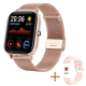 Bracelet Connecté Or Élégant 1.69 Pouces Appels Bluetooth Suivi Santé Multisport Compatible IOS Android - www.yonis-shop.com