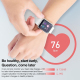 Bracelet Connecté Rose 1.44 Pouces Surveillance Santé Charge USB Léger Durable - www.yonis-shop.com