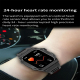 Montre Connectée Étanche IP67 Écran Couleur 1.91 Pouces Suivi Santé Cardio Pression Oxygène Compatible Android iOS - www.yoni...