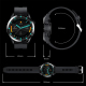Montre Connectée Sportive Etanche avec NFC Suivi Santé Appel Intelligent Ecran HD Cuir Argent Marron - www.yonis-shop.com
