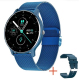 Montre Connectée Suivi Santé Complet Appels Bluetooth Étanche IP67 Bleu