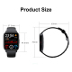 Montre Connectée Santé 1.69 Pouces Étanche Avec Suivi Température Corporelle Surveillance Activités Sportives et Notification...