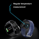 Montre Connectée 1.69 Pouces Étanche Avec Suivi Sportif Et Santé Moniteur de Température Cardiaque Pression Artérielle Oxymèt...