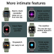Montre Connectée Intelligente 1.8 Pouces Surveillance Tension Artérielle Et Fréquence Cardiaque Étanche IP67 Pour IOS Et Andr...