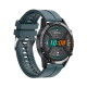 Montre Connectée Vert 1.3 Pouces Surveillance Santé et Sport Étanche IP67 Compatible Android iOS