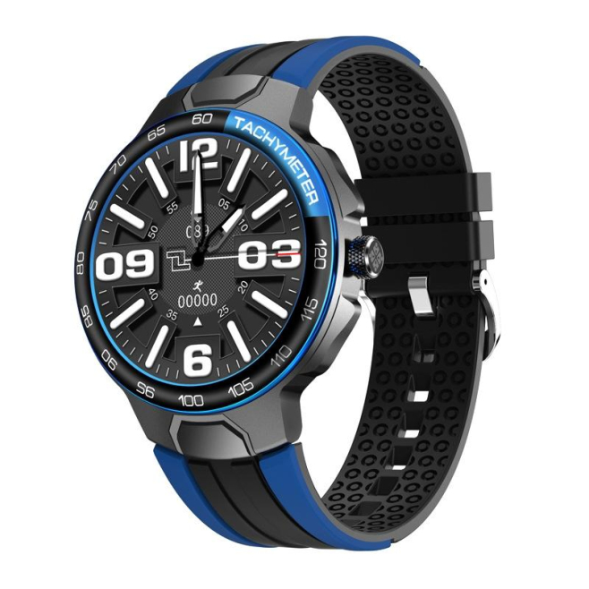 Montre Connectée Tactile 1.28 Pouces Suivi Cardiaque Et Sport Alertes Intelligentes Étanche IP68 Multilingue - www.yonis-shop...