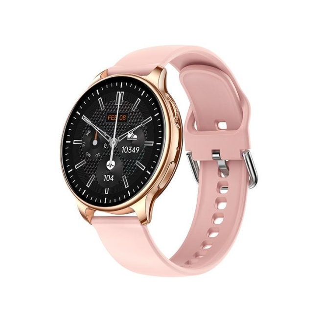 Montre Connectée Bluetooth 1.32 Pouces Avec Appel Et Bouton Rotatif Fonctions Multisport Et Suivi Santé Charge Magnétique Rap...