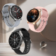 Montre Connectée Bluetooth 1.32 Pouces Avec Appel Et Bouton Rotatif Fonctions Multisport Et Suivi Santé Charge Magnétique Rap...