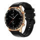 Montre Connectée Or avec Appel Bluetooth NFC et Suivi Sportif Écran 1.32 Pouces Tactile Multifonction Étanche IP67