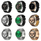 Montre Connectée Or avec Appel Bluetooth NFC et Suivi Sportif Écran 1.32 Pouces Tactile Multifonction Étanche IP67 - www.yoni...