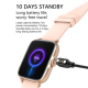Montre Connectée Multisport Étanche IP67 Avec Suivi Cardiaque Écran 1.7 Pouces Bluetooth 5.1 Contrôle À Distance - www.yonis-...