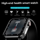 Montre Connectée Intelligente 1.7 Pouces Surveillance Cardiaque Bluetooth Multisport Étanche IP68 - www.yonis-shop.com