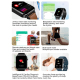 Montre Connectée Multifonction 1.7 Pouces Surveillance Santé Étanche Bluetooth IP68 Autonomie 30 Jours - www.yonis-shop.com
