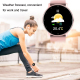 Montre Connectée Sportive Etanche IP67 Avec Suivi Cardiaque Et Pression Artérielle Ecran HD Tactile Autonomie Longue Durée - ...