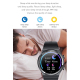 Montre Connectée Bluetooth Avec Écouteurs Intégrés Écran Tactile IPS 1.3 Pouces Étanche IP67 Surveillance Sommeil Fréquence C...