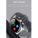 Montre Connectée Bluetooth Avec Écouteurs Intégrés Écran Tactile IPS 1.3 Pouces Étanche IP67 Surveillance Sommeil Fréquence C...