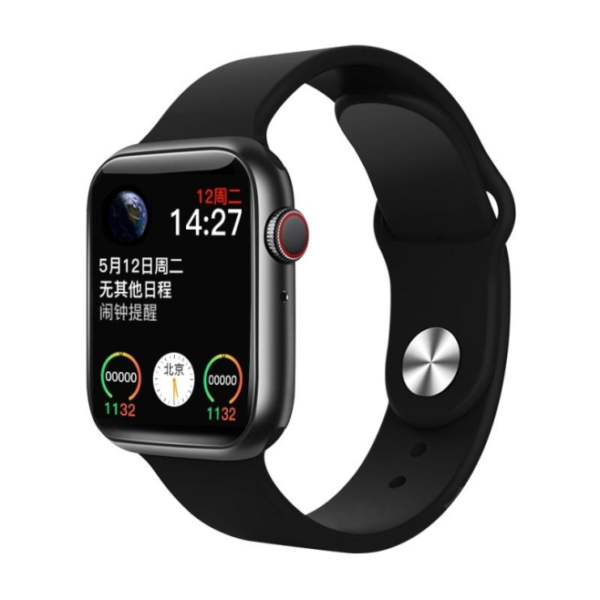Montre Connectée Tactile 1.44 Pouces Étanche IP67 Avec Suivi Sommeil Moniteur Cardiaque Musique Bluetooth Pour Android IOS - ...