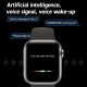 Montre Connectée Rose Écran LCD 1.71 Pouces Appels Bluetooth Modes Sport Multiples Capteur Cardiaque Compatible Android iOS -...