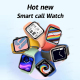 Montre Connectée Rose Écran LCD 1.71 Pouces Appels Bluetooth Modes Sport Multiples Capteur Cardiaque Compatible Android iOS -...