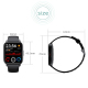 Montre Connectée Sportive Étanche Avec Surveillance Tension Artérielle Et Rythme Cardiaque Écran 1.83 Pouces Bluetooth 5.0 Au...