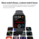 Montre Connectée Sportive Étanche Avec Surveillance Tension Artérielle Et Rythme Cardiaque Écran 1.83 Pouces Bluetooth 5.0 Au...