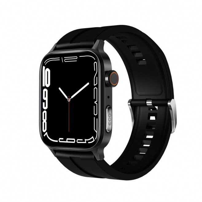 Montre Connectée Santé Avancée Écran TFT 1.85 Pouces Surveillance ECG Température Oxygène Appels Bluetooth IP67 - www.yonis-s...