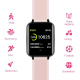 Montre Connectée 1.3 Pouces Étanche IP67 Suivi Santé Notification Message Moniteur Cardiaque Surveillance Sommeil - www.yonis...