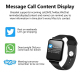 Montre Connectée 1.3 Pouces Étanche IP67 Suivi Santé Notification Message Moniteur Cardiaque Surveillance Sommeil - www.yonis...