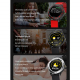 Montre Connectée IP67 Étanche 1.3 Pouces Suivi Santé et Sport Rouge Contrôle Tactile et App - www.yonis-shop.com