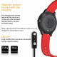 Montre Connectée IP67 Étanche 1.3 Pouces Suivi Santé et Sport Rouge Contrôle Tactile et App - www.yonis-shop.com