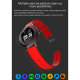 Montre Connectée IP67 Étanche 1.3 Pouces Suivi Santé et Sport Rouge Contrôle Tactile et App - www.yonis-shop.com