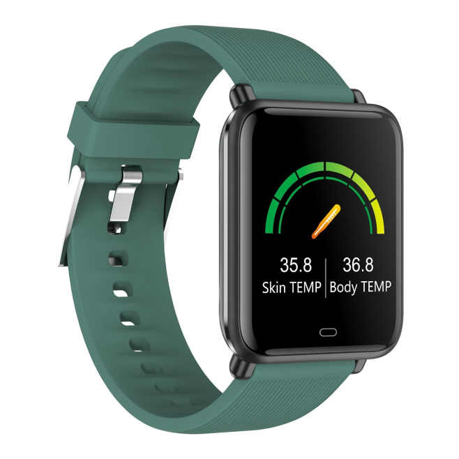 Montre Connectée Bluetooth 5.0 Écran Tactile TFT 1.3 Pouces Avec Surveillance Température Corporelle Oxymètre Tension Artérie...