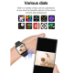 Montre Connectée Tactile TFT 1.54 Pouces Surveillance Santé Sommeil Pression Artérielle Compatible Android IOS - www.yonis-sh...