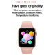 Montre Connectée Tactile TFT 1.54 Pouces Surveillance Santé Sommeil Pression Artérielle Compatible Android IOS - www.yonis-sh...