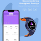 Montre Connectée Enfant IP68 Étanche Contrôle Sommeil et Sport 25 Modes Écran Rond 1.2 Pouces - www.yonis-shop.com